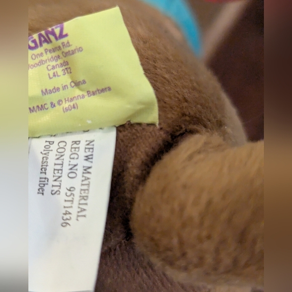 Scooby-Doo Plush Dog Toy - Brown approx 12" - Picture 8 of 8